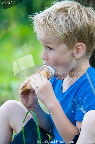 Image of Enjoying an icecream