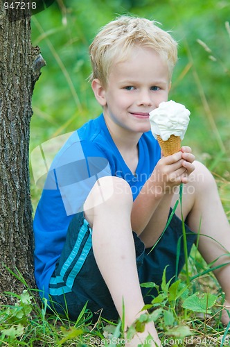 Image of Enjoying an icecream