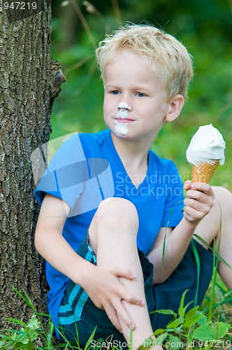 Image of Enjoying an icecream