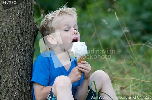 Image of Enjoying an icecream