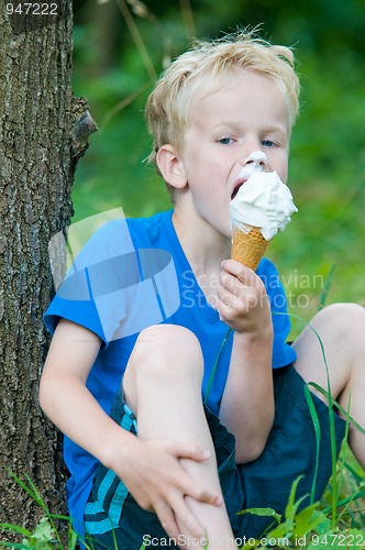 Image of Enjoying an icecream