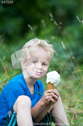 Image of Enjoying an icecream