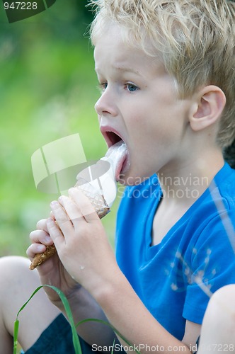 Image of Enjoying an icecream