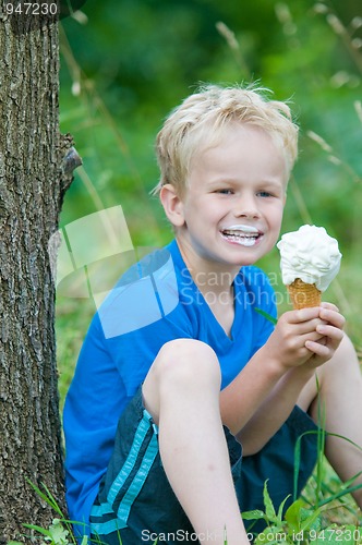 Image of Enjoying an icecream