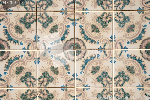 Image of Ornamental old tiles