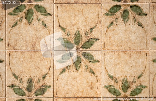 Image of Ornamental old tiles