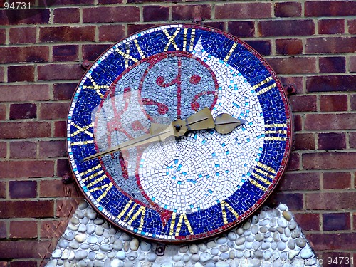 Image of Mosaic clock