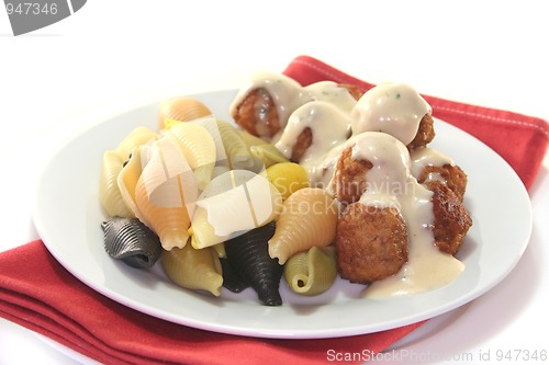 Image of Koettbullar with noodles