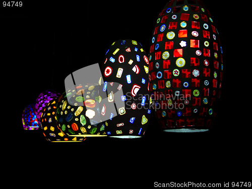 Image of multicolor lamp