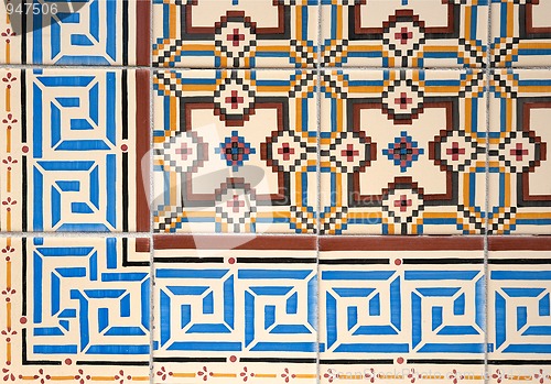 Image of Ornamental old tiles