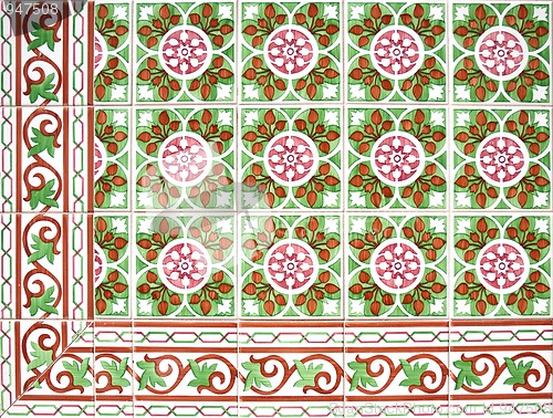 Image of Ornamental old tiles