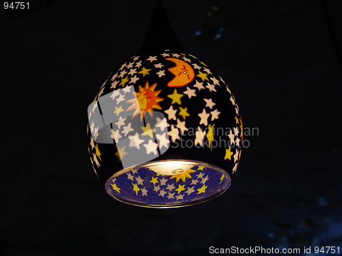 Image of multicolor lamp