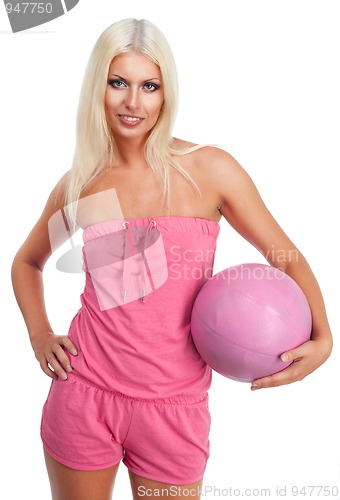 Image of Glamour blond basketball