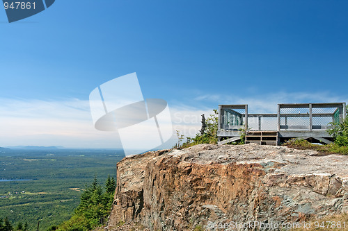 Image of Touristic viewpoint on a cliff