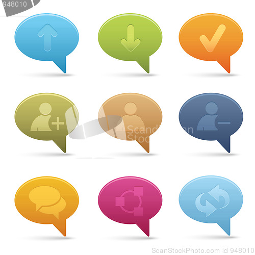 Image of Chat Media Icons | Bubble 01