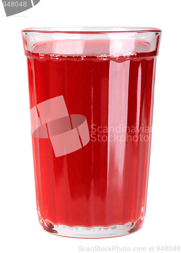 Image of Single glass with red drink