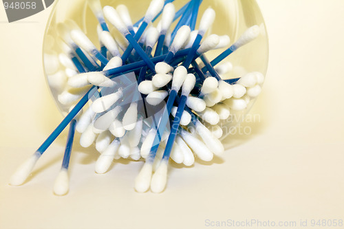 Image of Sticks with cotton wool