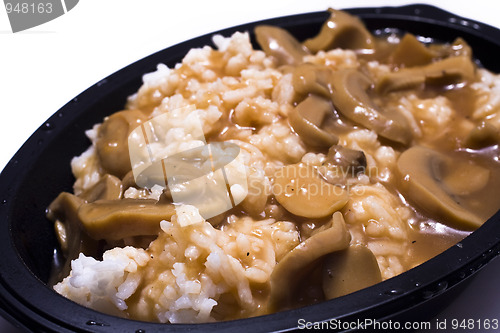 Image of Mushrooms and Rice