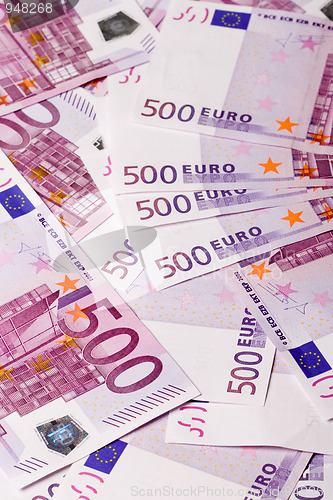 Image of euro banknotes