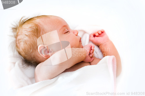 Image of sleeping baby 