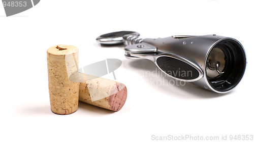 Image of Corkscrew and corks