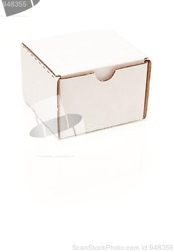 Image of Blank White Cardboard Box Isolated