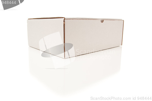 Image of Blank White Cardboard Box Isolated