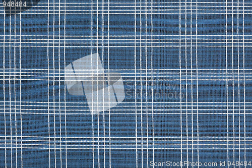 Image of Cotton Blue and White Striped Background