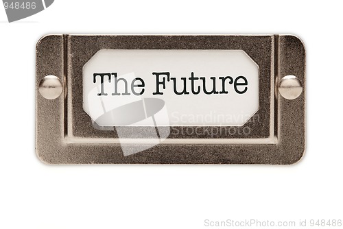 Image of The Future File Drawer Label