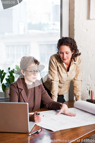 Image of Working businesswomen