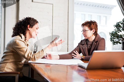 Image of Working businesswomen