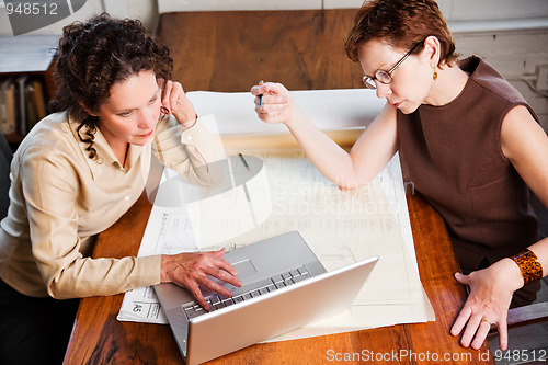 Image of Working businesswomen