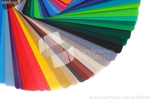 Image of color palette