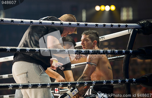 Image of English thaiboxing world champion Liam Harrison