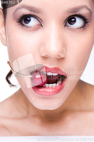 Image of cherry girl