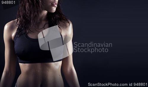 Image of  beautiful fitness body