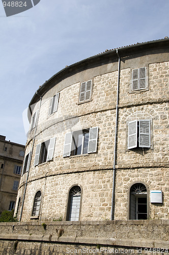 Image of medieval architecture bonifacio corsica