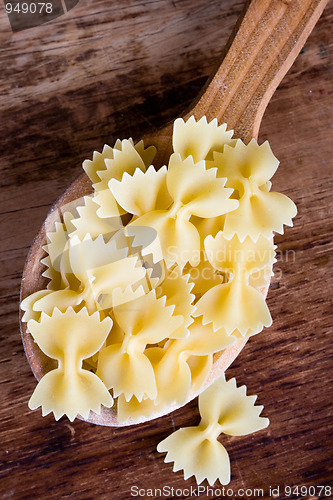 Image of uncooked pasta