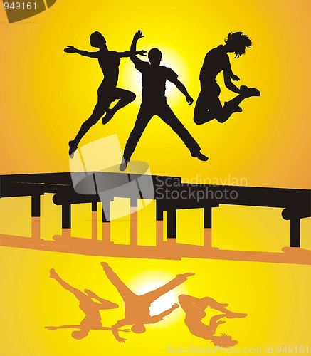 Image of Active happy People