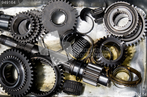 Image of Gearbox components
