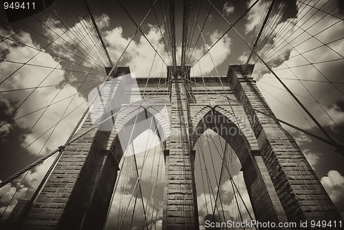 Image of Brooklyn Bridge Architecture
