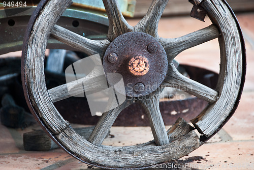 Image of Wooden Wheel in Saint Thomas