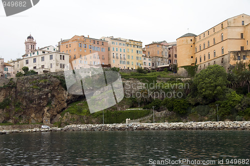 Image of Citadel Fortress and medieval architecture Bastia Corsica France