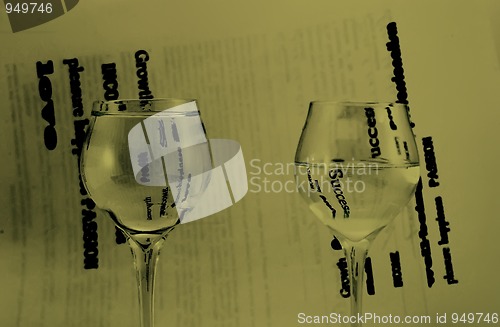 Image of Two glasses with water