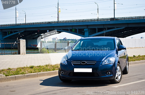 Image of Blue car