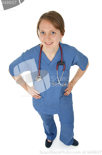 Image of Smiling young nurse