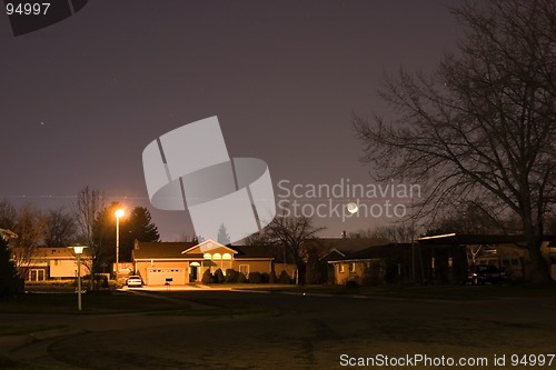 Image of Neighborhood At Night