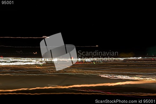 Image of Field of Abstract Night Lights