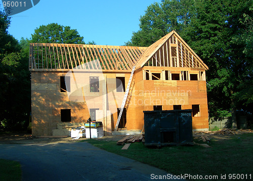 Image of house under construction