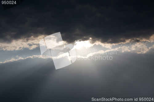 Image of  	Sun beams